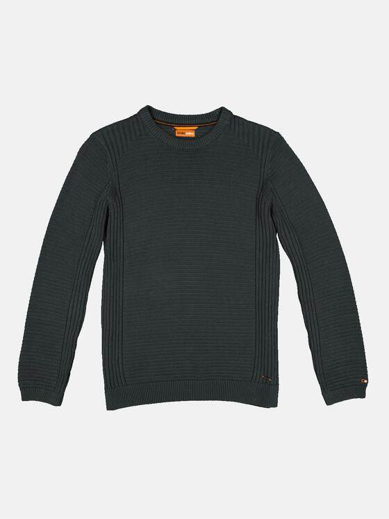 emilio adani Herren Pullover strukturiert Türkis 33692