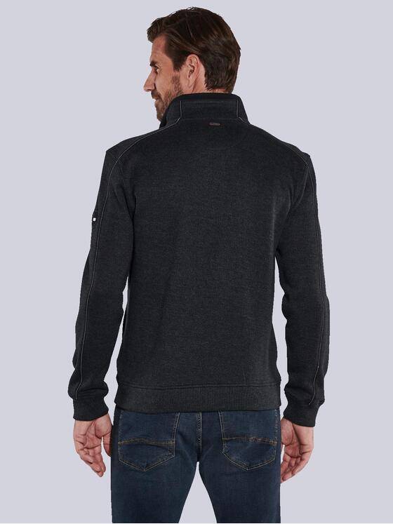 engbers Herren Sweatjacke uni Grau 35640