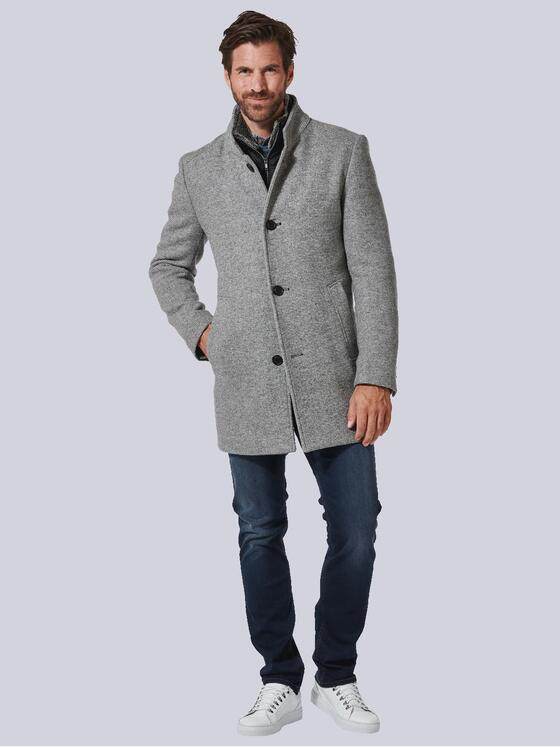 ENGBERS GERMANY Herren Mantel Grau 35506