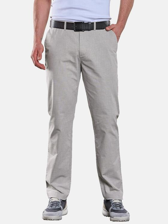 engbers Herren Chino dezent gemustert Grau 33220