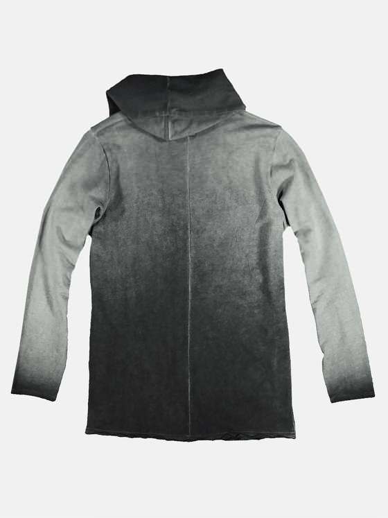 emilio adani Herren lässiger Cardigan mit innovativem Farbverlauf Grau 28820