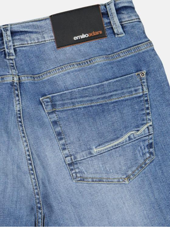 emilio adani Herren Super-Stretch-Jeans slim fit Blau 36253