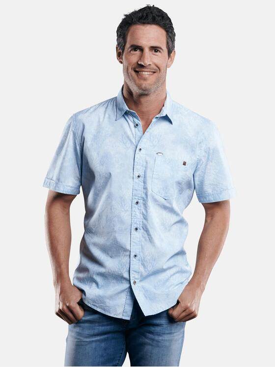 engbers Herren Hemd kurzarm Hellblau 29125