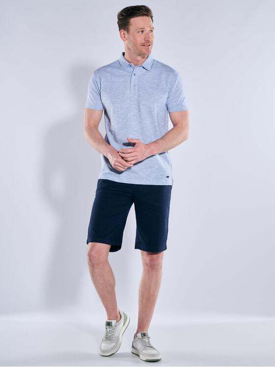 engbers Herren Polo-Shirt meliert Hellblau 38702