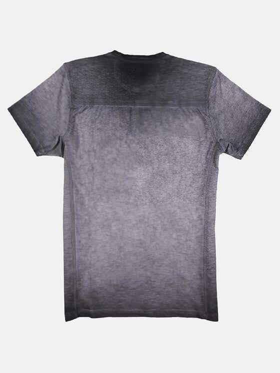 engbers Herren Lässiges Henley T-Shirt in außergewöhnlicher Optik Grau 29874