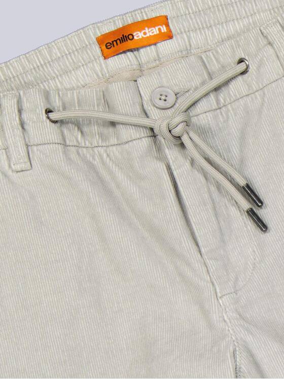 emilio adani Herren Chino mit Tunnelzug Hellgrau 39342