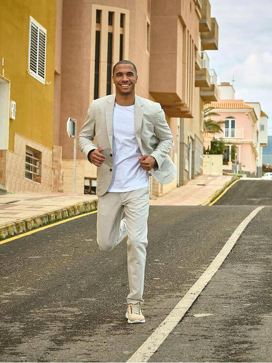emilio adani Herren Anzugsakko slim fit Beige 34595