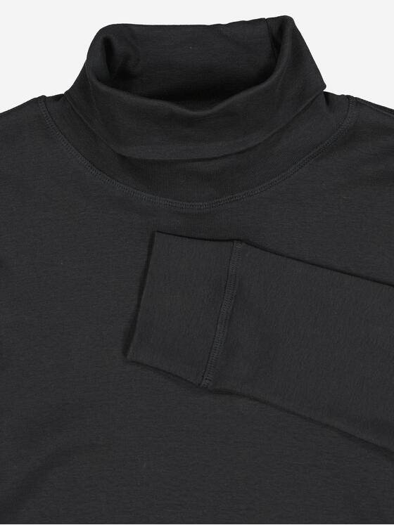 engbers Herren Langarm-Shirt mit Rollkragen Schwarz 38222