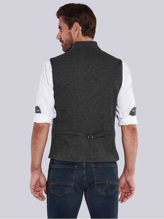 engbers Herren Sakko-Weste slim fit Grau 35492