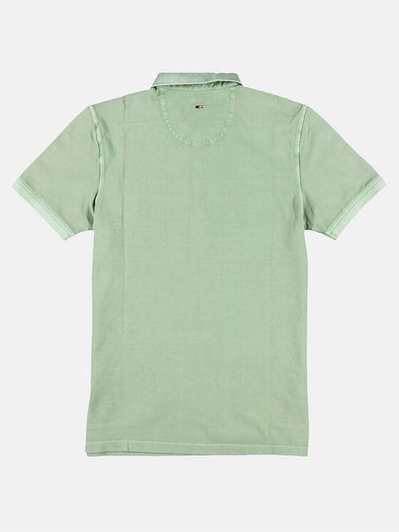 emilio adani Herren Poloshirt mit individuellen Designdetails Grün 30024