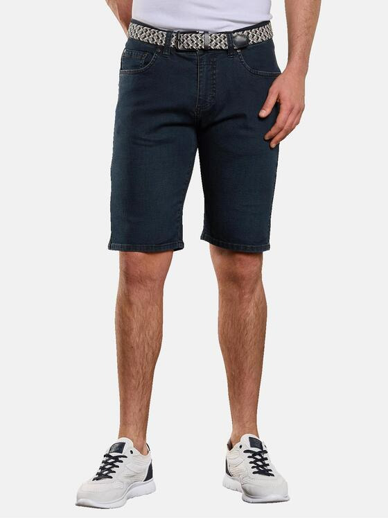 engbers Herren Bermuda 5-Pocket in Black-Färbung Anthrazit 33192