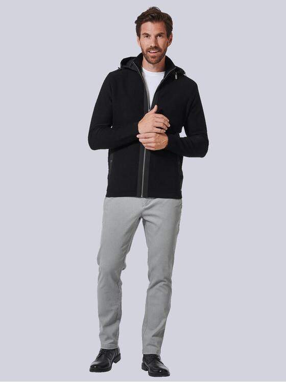 engbers Herren Strickjacke regular Schwarz 35410