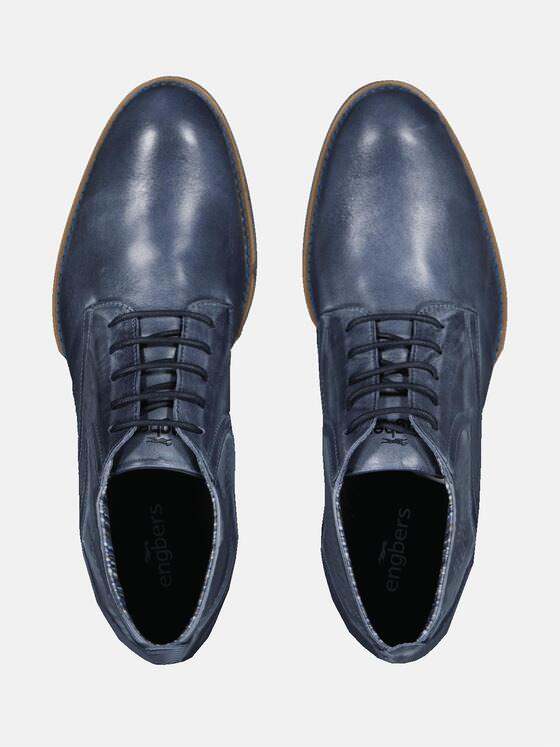 engbers Herren Business-Schuh sportiv Saphirblau 32609