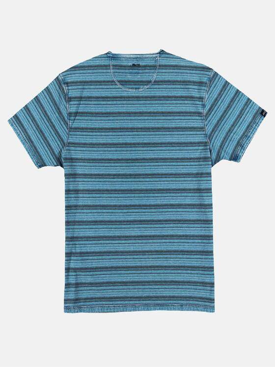 engbers Herren Im Stück gefärbtes Rundhals T-Shirt mit Brusttasche Brilliantblau 29792