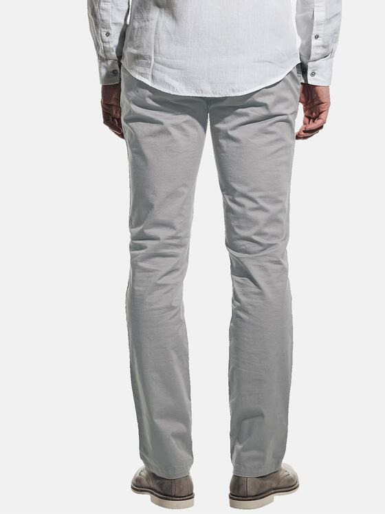 emilio adani Herren Hochwertige Chino mit gerader Passform Grau 31149