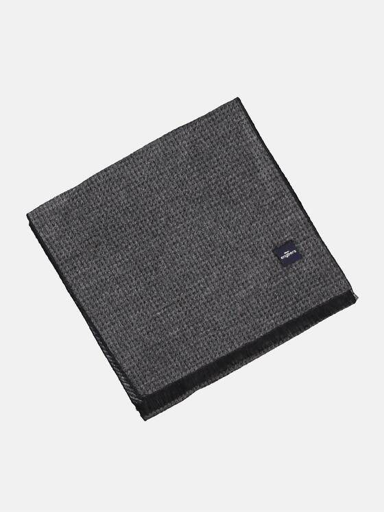 engbers Herren Schal gemustert Anthrazit 30384