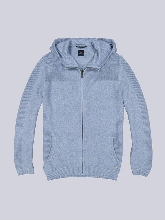 engbers Herren Strickjacke strukturiert Hellblau 36274