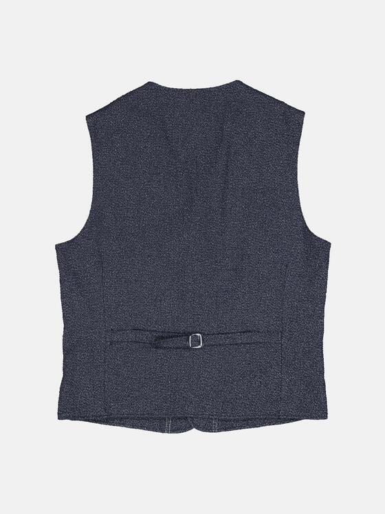 engbers Herren Sakko-Weste regular Blau 34301