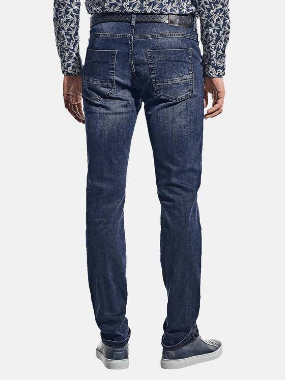 emilio adani Herren Denim im "Dirt" Look Blau 31346