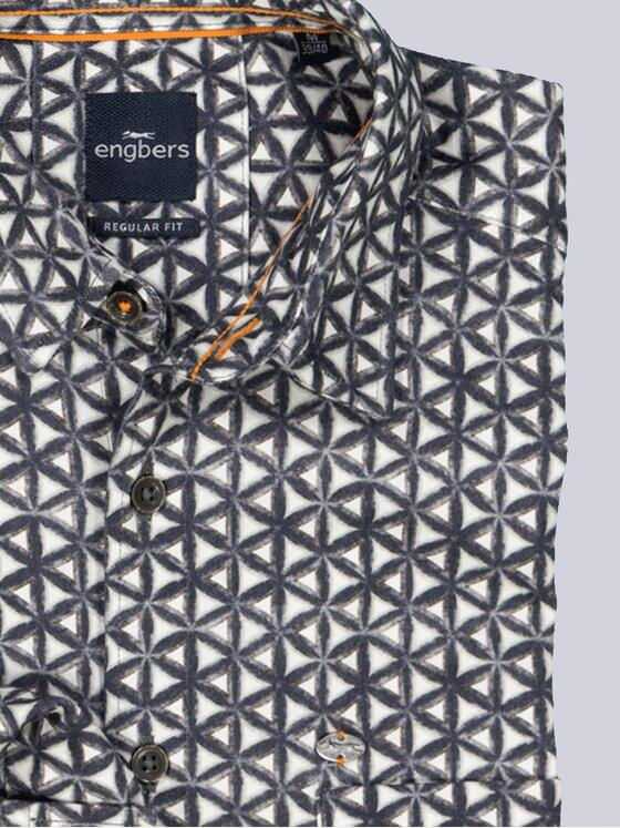 engbers Herren Hemd langarm Blau 36084