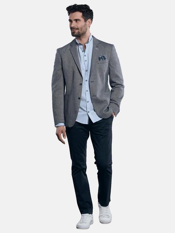 engbers Herren Sportives Freizeit-Sakko Marineblau 31076