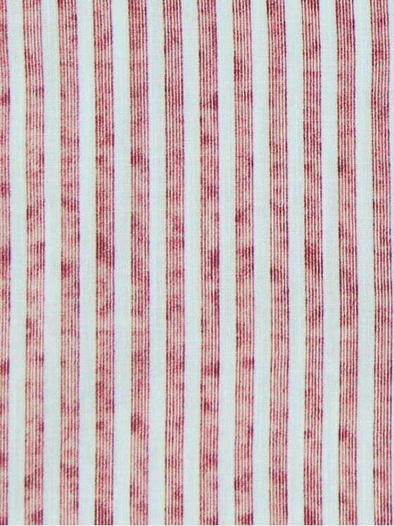 engbers Herren Gestreiftes Kurzarmhemd mit Kontrastdetails Signalrot 29891