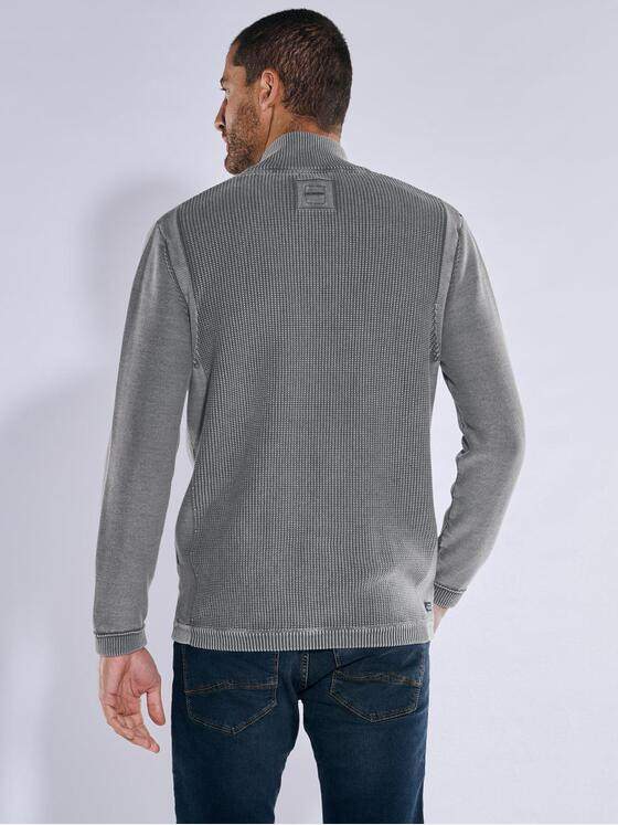 engbers Herren Cardigan strukturiert Grau 37620