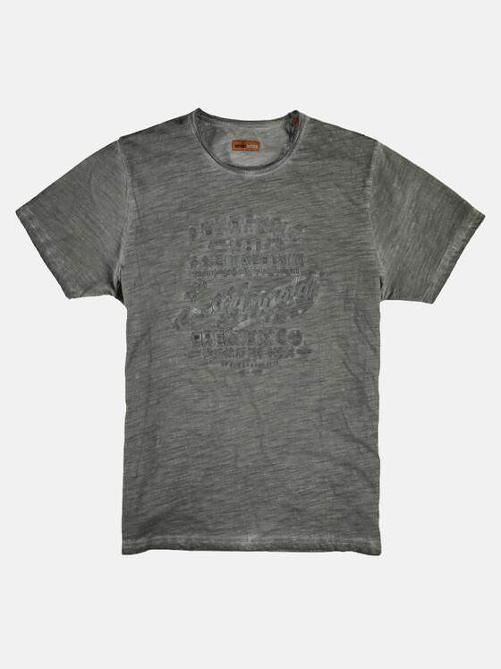 emilio adani Herren Rundhals T-Shirt Weiß 23671