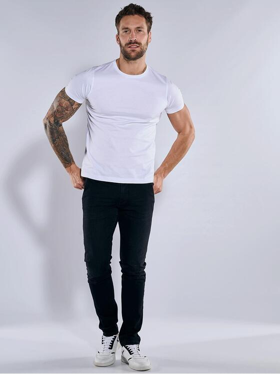 emilio adani Herren Jeans slim fit Grau 36649