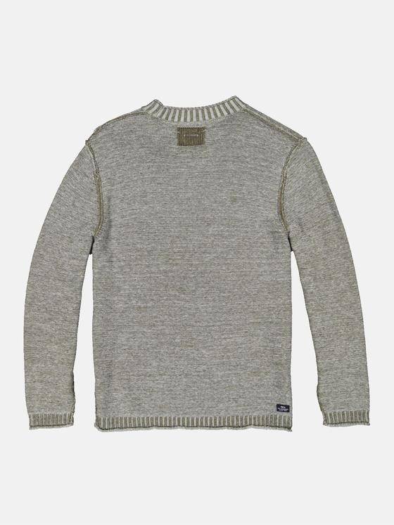 engbers Herren Pullover strukturiert Grau 35735