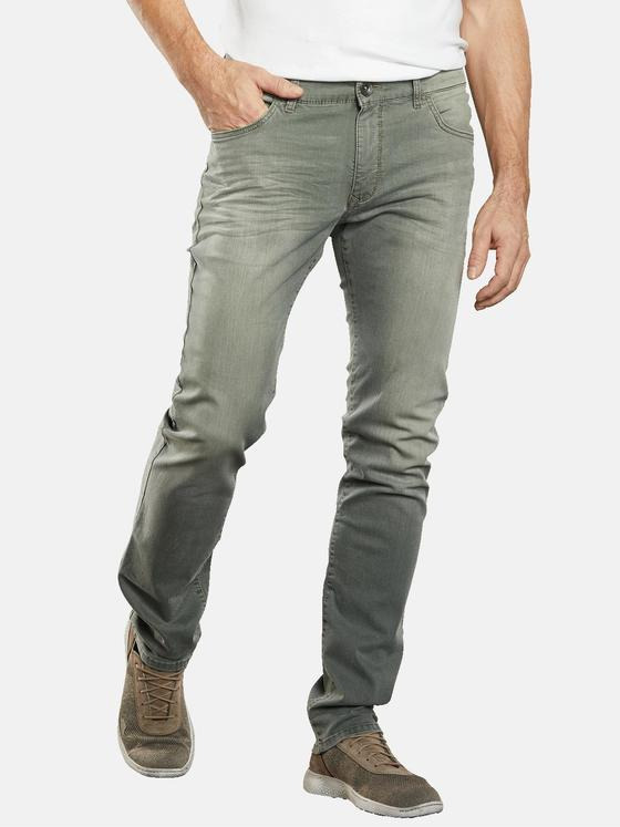 engbers Herren Super-Stretch-Jeans regular Khaki 34836