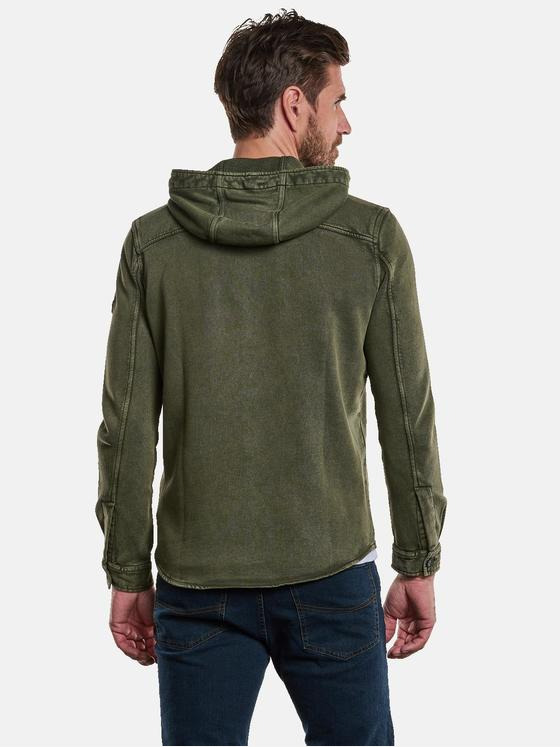 engbers Herren Sweatajcke mit Kapuze Grün 34127