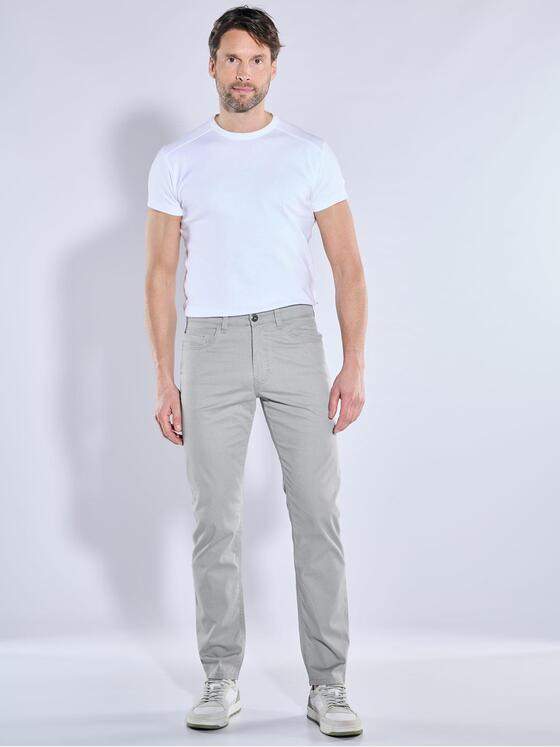 engbers Herren 5-Pocket-Hose regular Silbergrau 38671