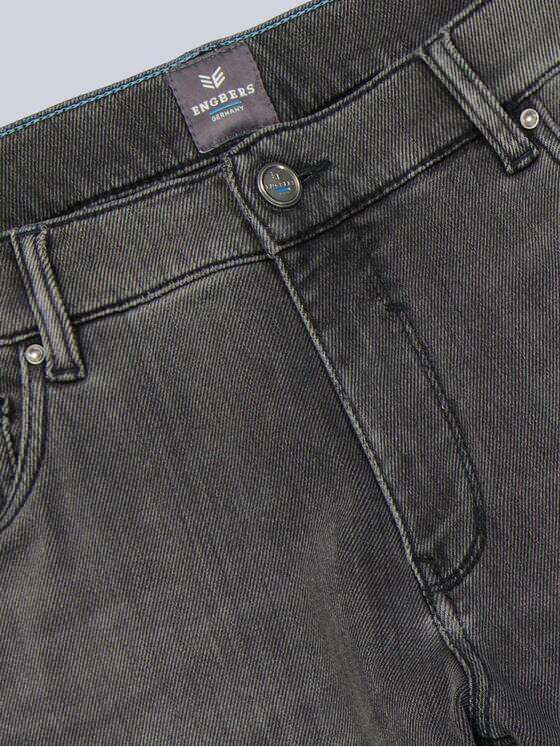ENGBERS GERMANY Herren Jeans aus hochwertigem Garn Anthrazit 39459