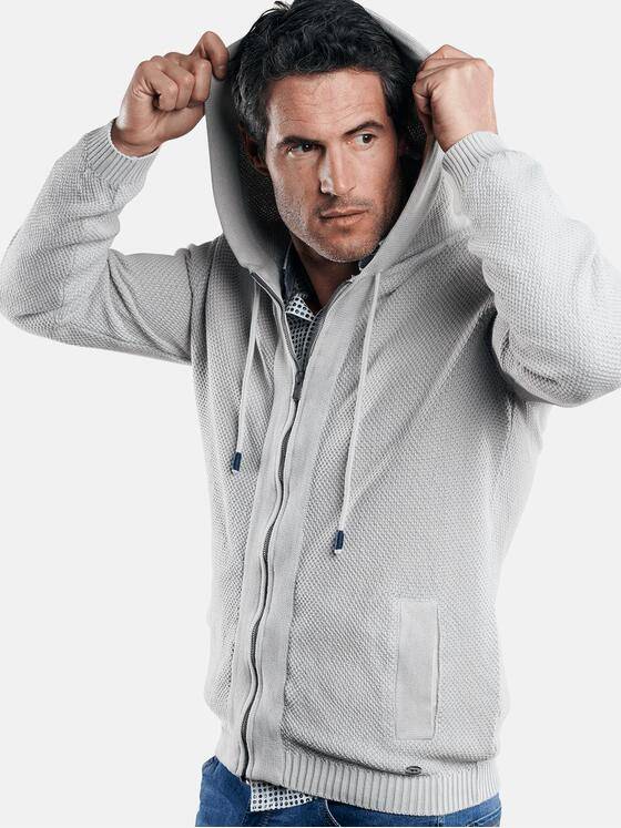 engbers Herren Cardigan Hellgrau 29295