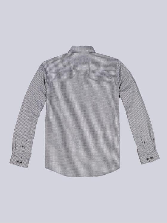 engbers Herren Langarm-Hemd gemustert Saphirblau 34029