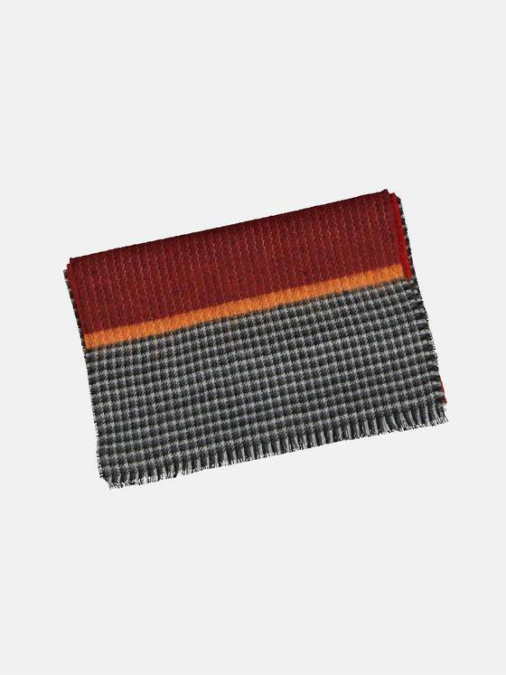 engbers Herren Strickschal gemustert Rostorange 33861