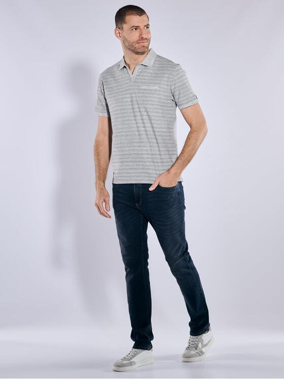engbers Herren Polo-Shirt strukturiert Grau 37136