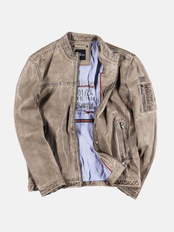 engbers Herren Lederjacke Sand 30900