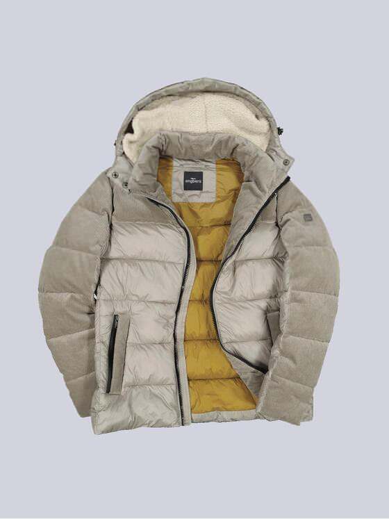 engbers Herren Jacke mit abnehmbarer Kapuze Beige 33536