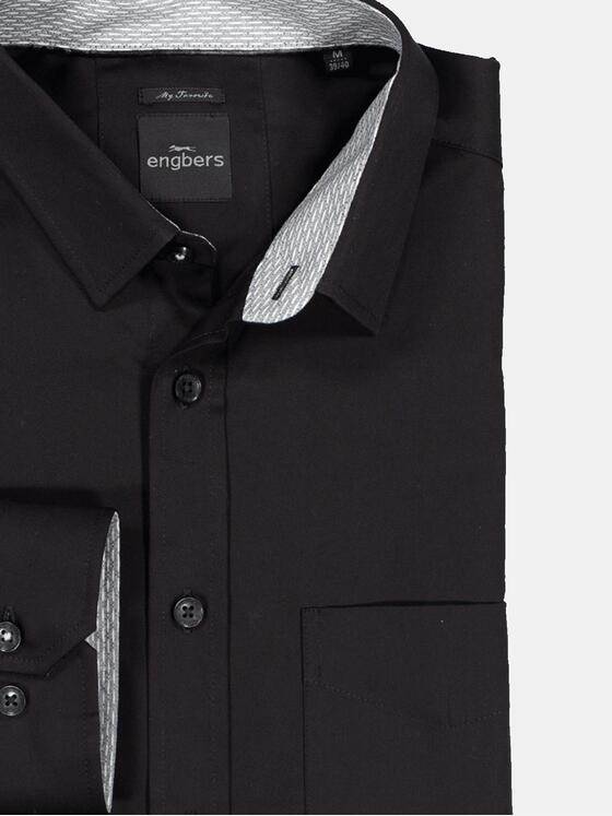 engbers Herren Hemd "My Favorite" Schwarz 35453