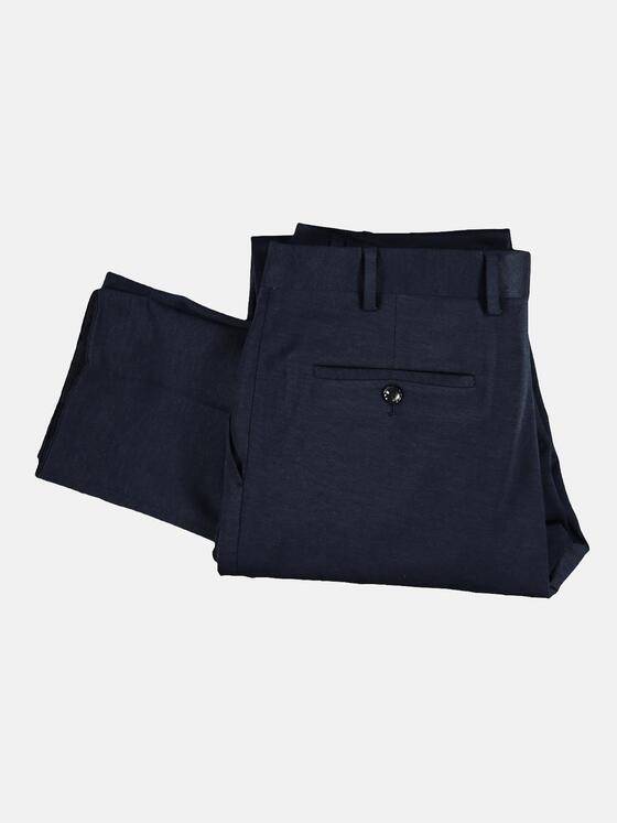 emilio adani Herren Voll elastische Business-Hose Blau 29023
