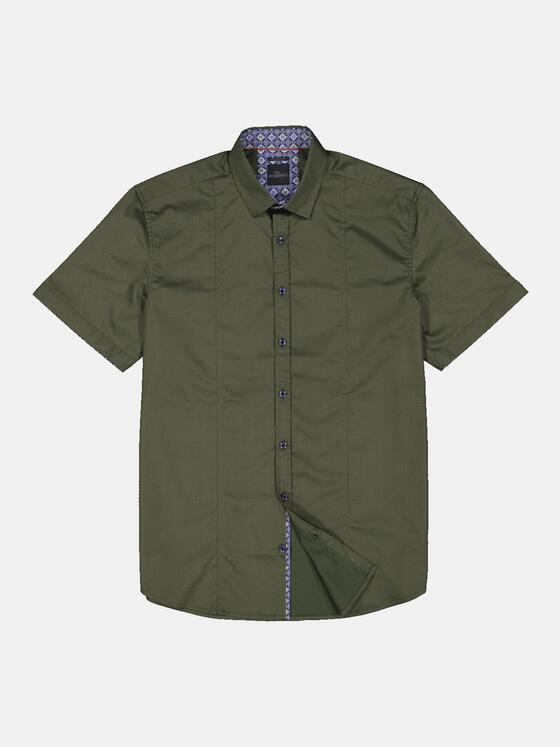 engbers Herren Kurzarm-Hemd "My Favorite" Grün 34370
