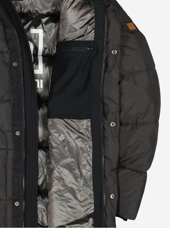 emilio adani Herren Mantel regular Grau 37468