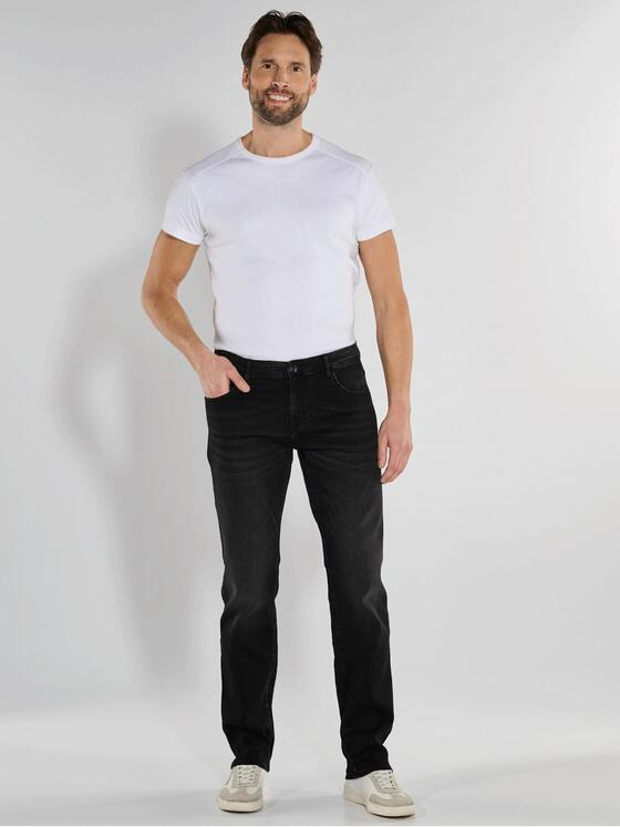 engbers Herren Super-Stretch-Jeans slim fit Schwarz 36268