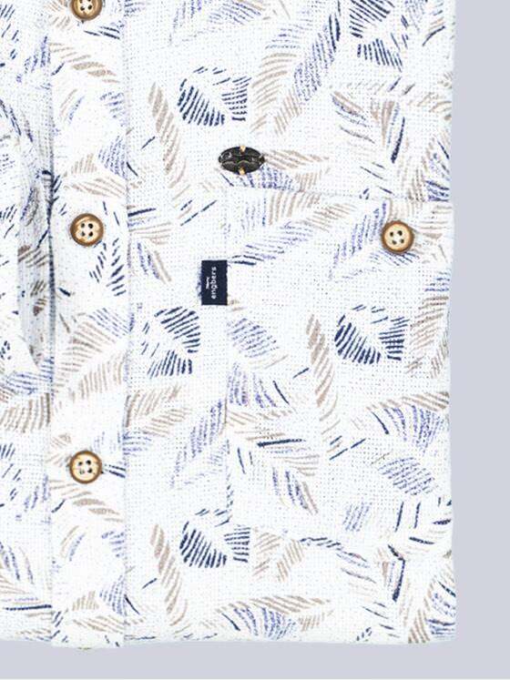 engbers Herren Langarm-Hemd gemustert Hellblau 38515