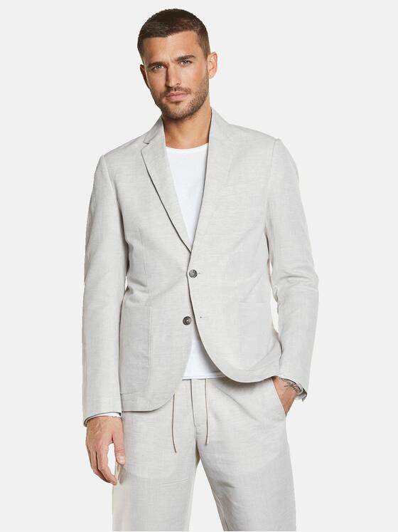 emilio adani Herren Anzugsakko slim fit Beige 34595
