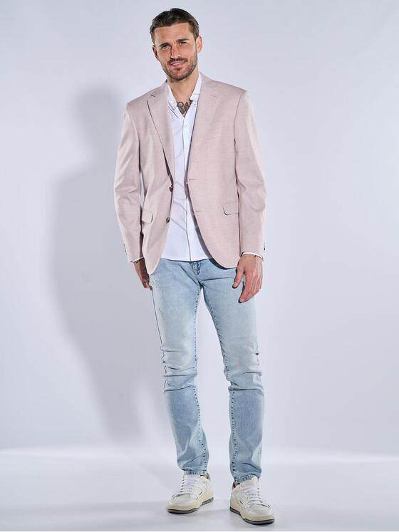 emilio adani Herren Anzugsakko slim fit Violett 38866