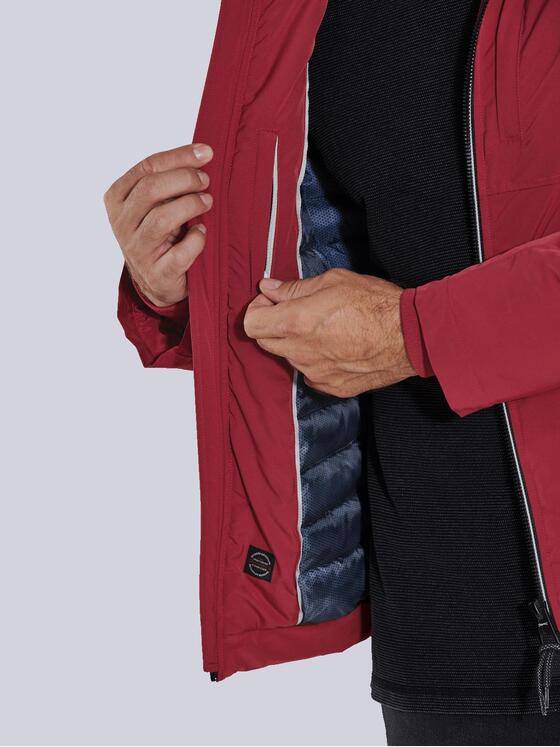 engbers Herren Jacke mit abnehmbarer Kapuze Rot 35425
