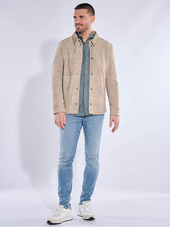 emilio adani Herren Hemd uni Dunkelgruen 40342